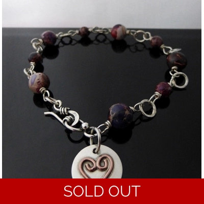 Sea Sediment Jasper Bracelet title=